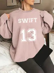 SWIFT 13 Print Pullover Sweatshirt