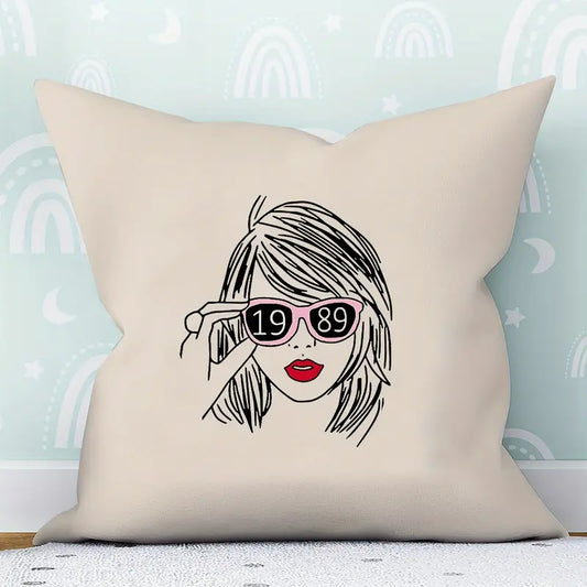 Swiftie Velvet Throw Pillow Cover