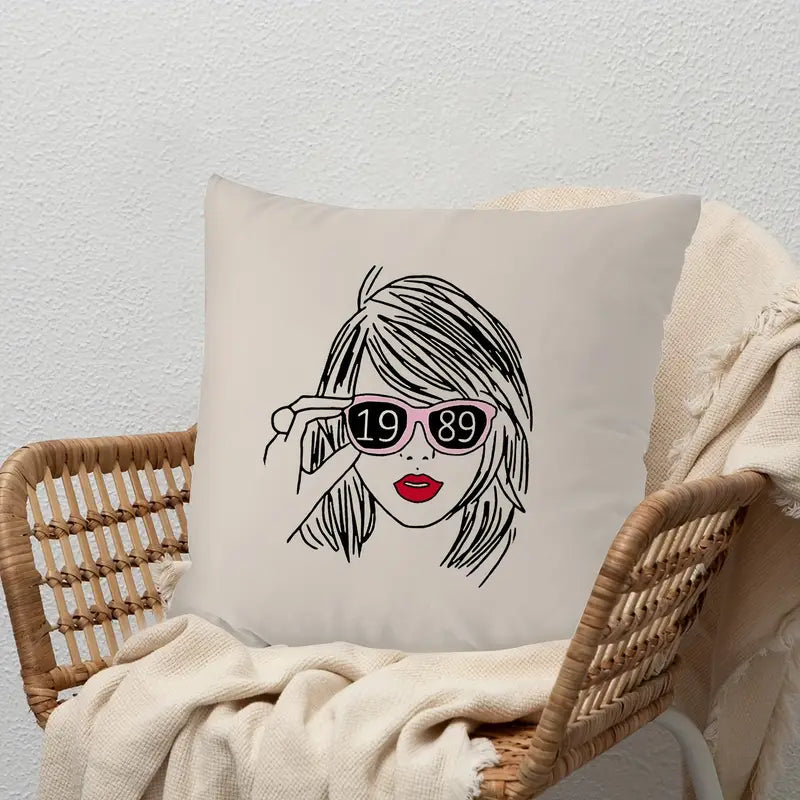 Swiftie Velvet Throw Pillow Cover