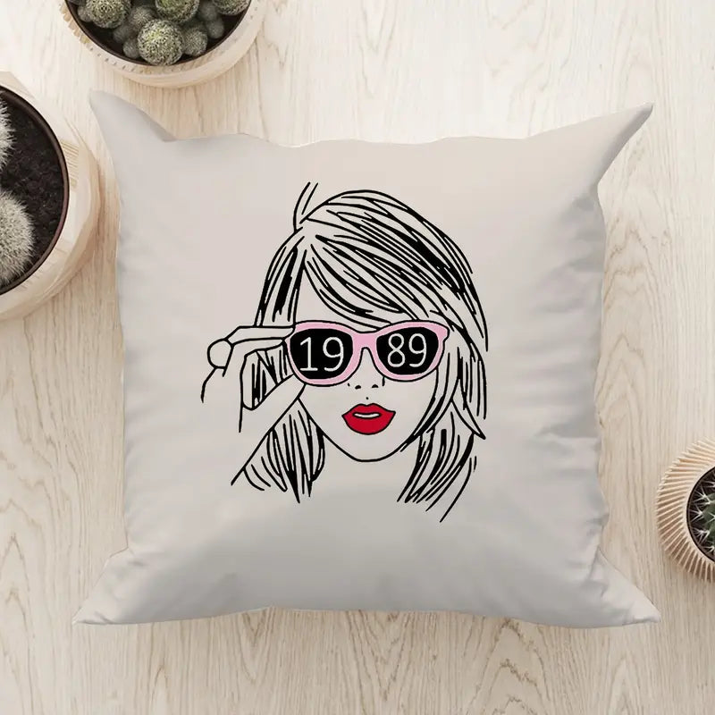 Swiftie Velvet Throw Pillow Cover