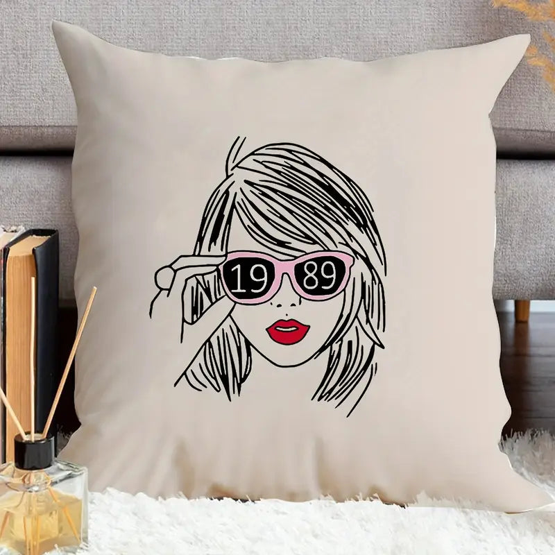 Swiftie Velvet Throw Pillow Cover