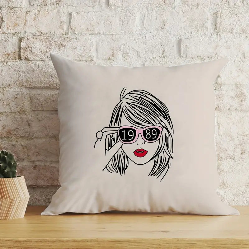 Swiftie Velvet Throw Pillow Cover